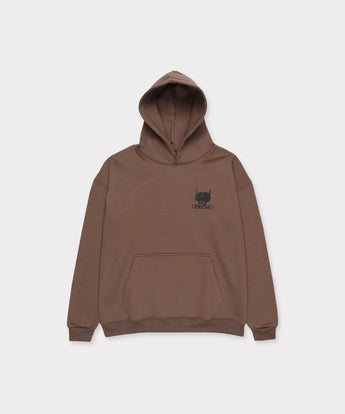 G59 LOGO HOODIE (BROWN)