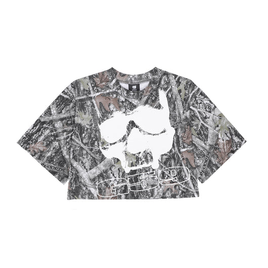 G59 LOGO WOMENS CROP TEE (CAMO)