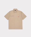 FIVENINE FACTORY HALF ZIP SHIRT (SAND)