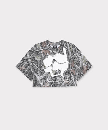 G59 LOGO WOMENS CROP TEE (CAMO)